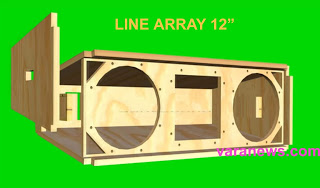 Skema Box Speaker Line Array 12 Inch Lapangan