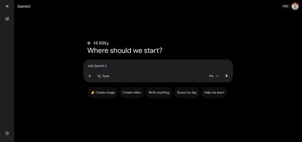 1. Open Google Gemini