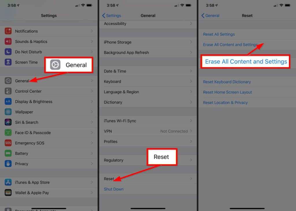 Factory Reset Your iPhone